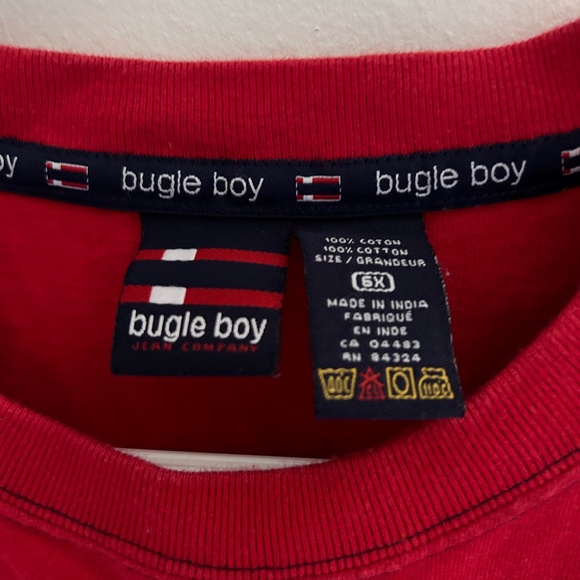 Cropped Kids Bugle Boy Tee - Picture 2 of 3